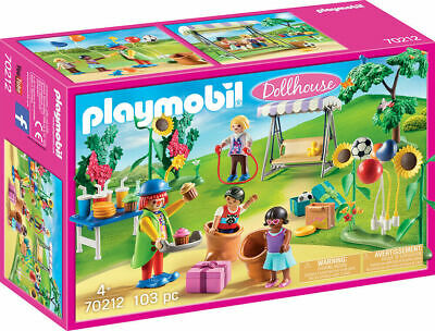En este momento estás viendo PLAYMOBIL ® CASA DELLE BAMBOLE 70212 COMPLEANNO PER BAMBINI CLOWN new pasqua
