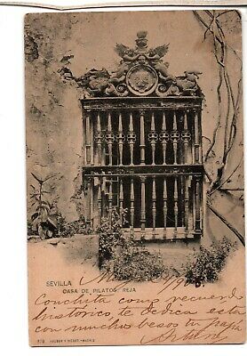 En este momento estás viendo SEVILLA, ESPAÑA, POSTCARD- «CASA DE PILATOS, REJA»