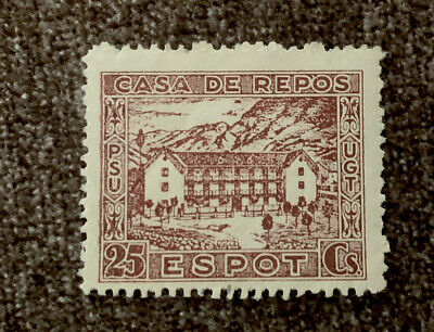 En este momento estás viendo Sello España. ESPOT. CASA DE REPOSO DE LA UGT. 25 CTS. Con charnela