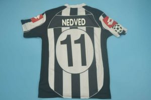 Lee más sobre el artículo Maglia Juventus Nedved 2002-2003 serie a vintage Juve ucl Casa