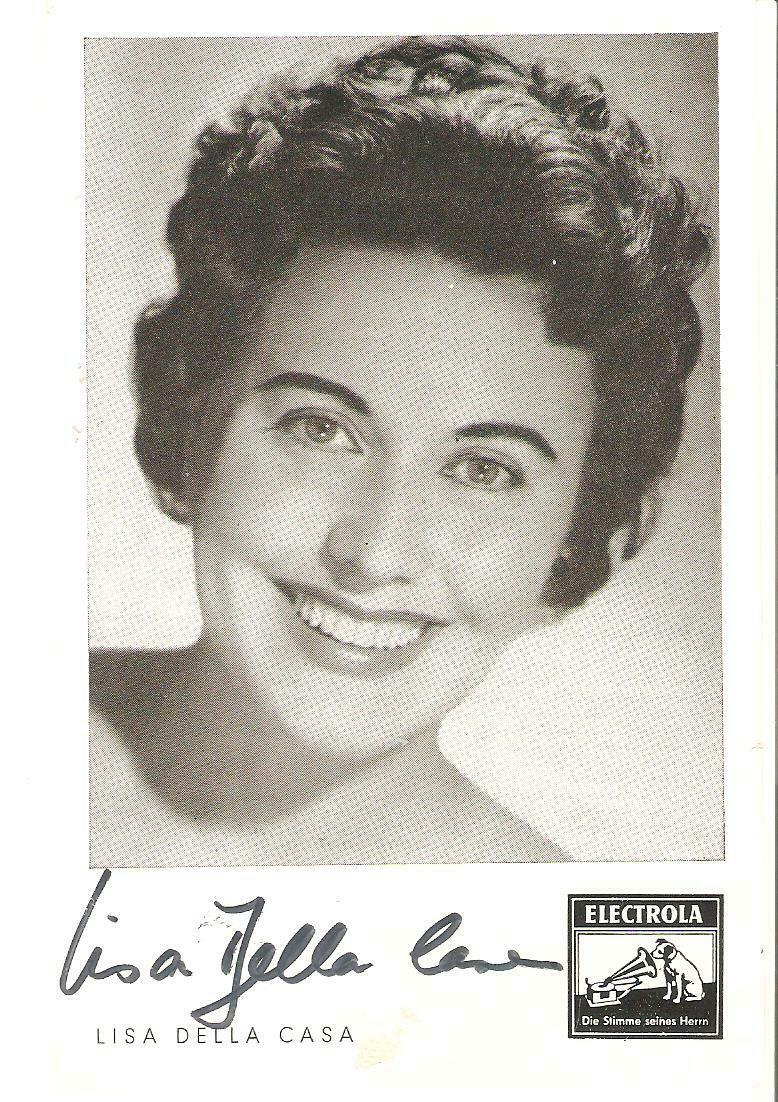 En este momento estás viendo Lisa della Casa, orig. sign. Decca Foto
