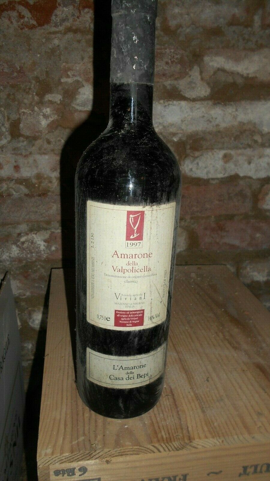 En este momento estás viendo AMARONE DELLA VALPOLICELLA VIVIANI CASA DEL BEPI 2007
