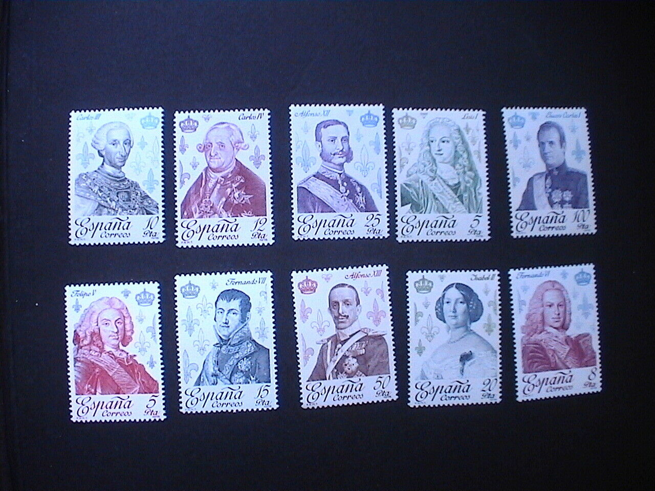 En este momento estás viendo Reyes de España, casa de Borbón de 1978 números Edifil 2496-05 * * *