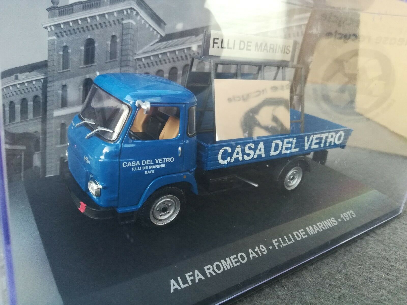 En este momento estás viendo Alfa Romeo 1:43 Truck A19 1973 Casa Del Vetro Bari F. Lli De Marinis