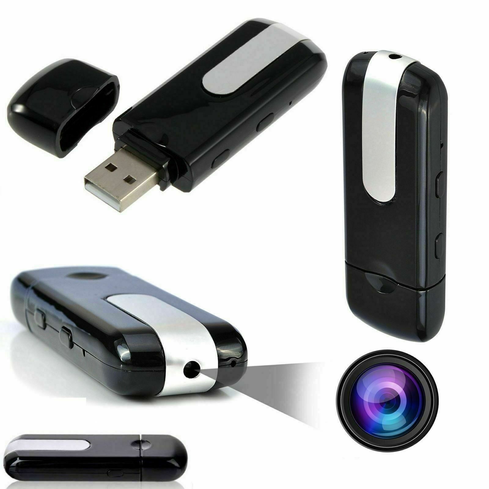 En este momento estás viendo USBSTICK VERSTECKTE MINI KAMERA SPIONAGE VIDEO TON BILD AUFNAHME AUTO HAUS BÜRO