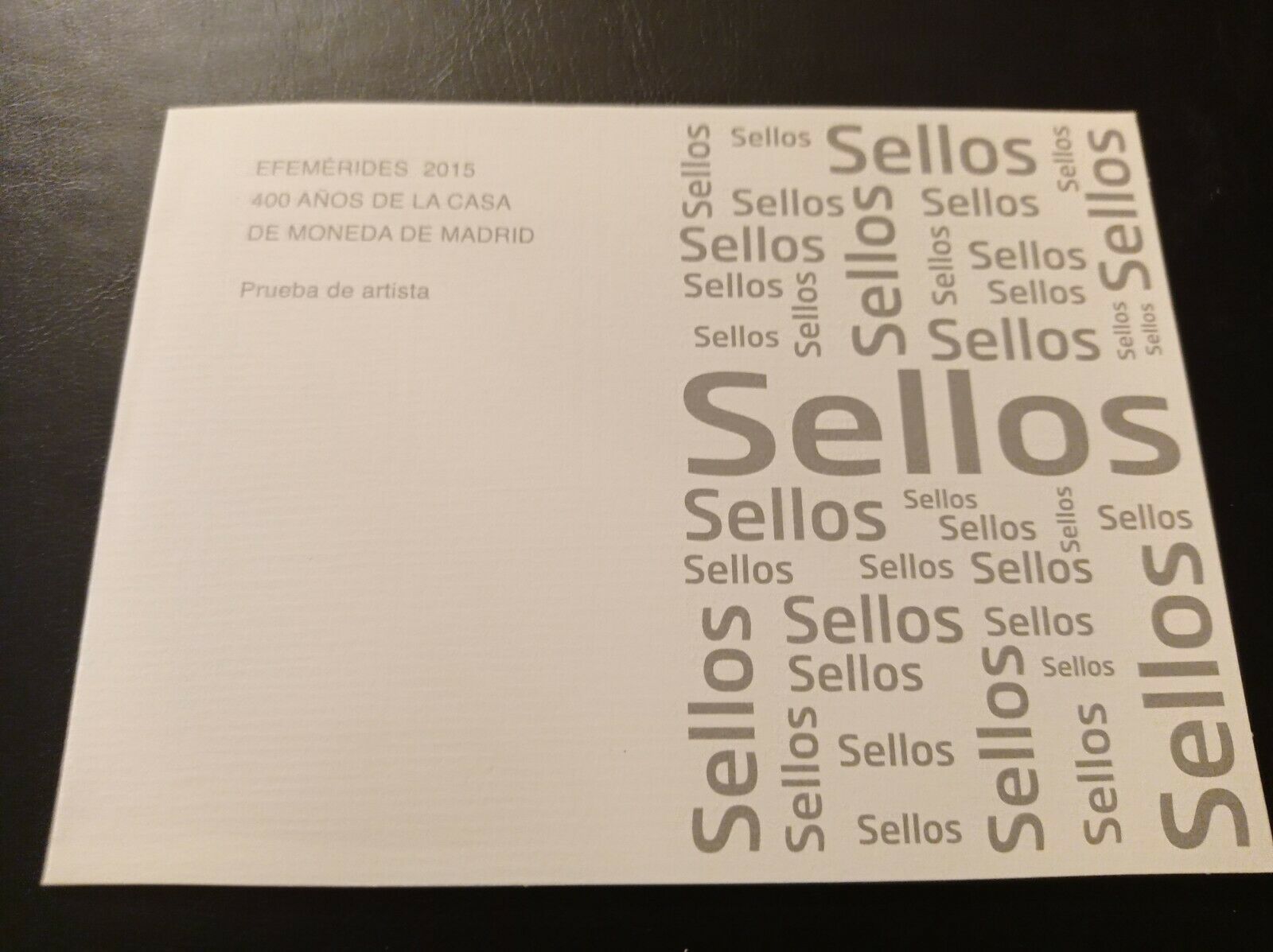 En este momento estás viendo PRUEBA DE LUJO N. 124. CASA DE LA MONEDA. (AÑO2015). (VALOR CAT 15€).