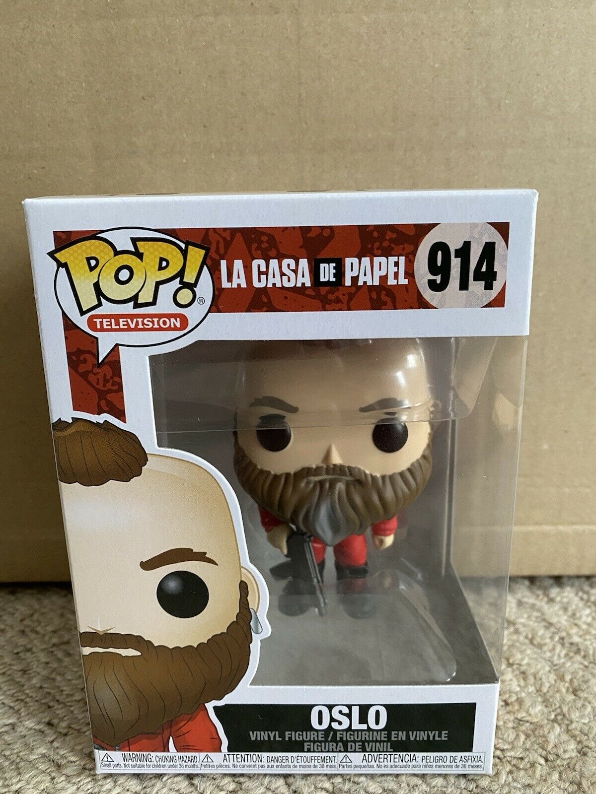 En este momento estás viendo Funko Pop Money Heist (La Casa De Papel) Oslo + Free Protector