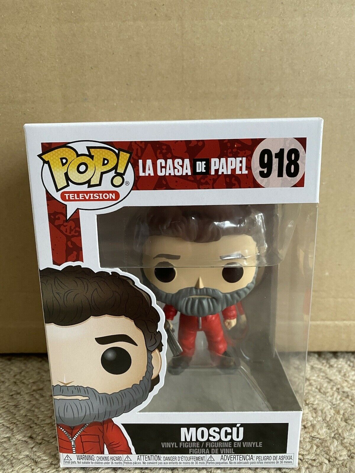 En este momento estás viendo Moscu #918 La Casa De Papel Money Heist Funko Pop With Protector