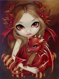 Lee más sobre el artículo Cartoon Girl Pterosaurs Baby Full drill Diamond Painting Home Decor Gift N6202