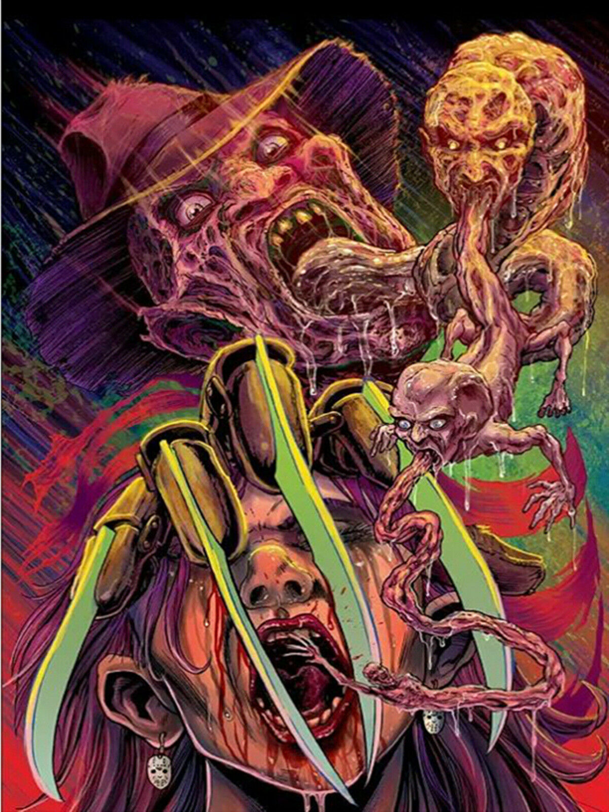 En este momento estás viendo Cartoon Vampires Devil Full drill 5D Diamond Painting Fashion Home Decor N6252