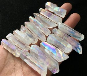 Lee más sobre el artículo Aura Ángel 104g Cristal Claro Titanio Recubrimiento de silicio bismuto Cluster H12