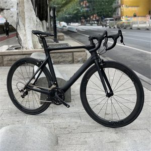 Lee más sobre el artículo Fibra de Carbono Bicicleta de Carretera Racing 22 velocidad 700C 50mm altura del borde curvado Manillar
